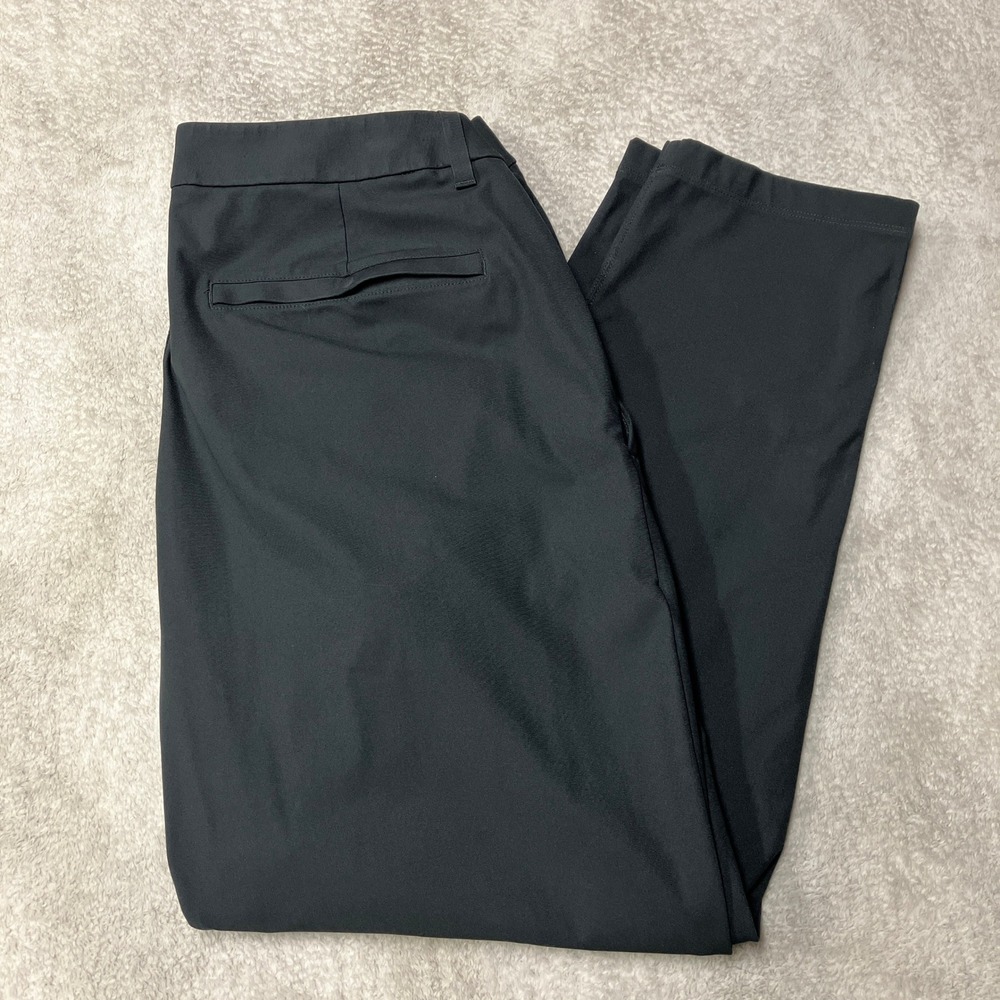Lululemon Commission Slim Fit Pants Dark Gray Performance Office M5AQYS Mens 35